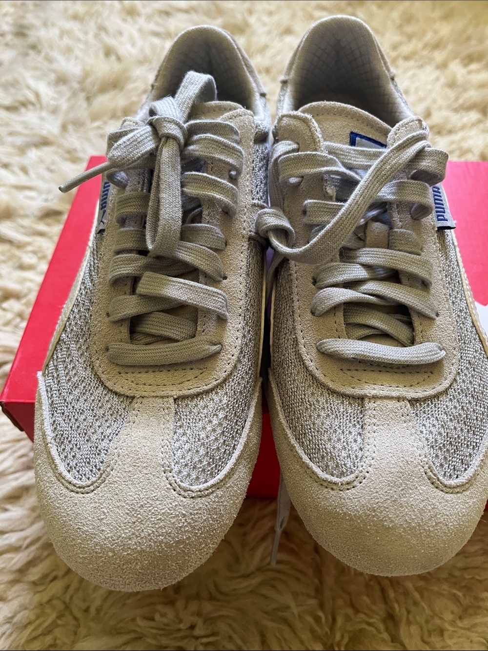 NWOT Puma Light Gray and White Classic Sneaker - Picture 7 of 8
